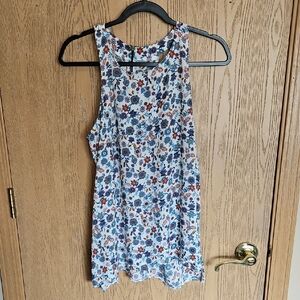 PINK ROSE Floral Sleeveless Top